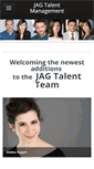 Mobile Screenshot of jagtalentmanagement.com